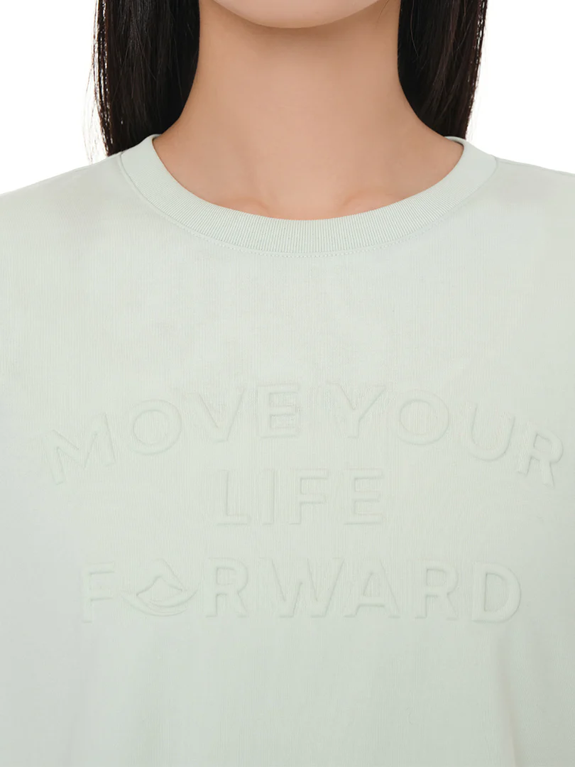 Airessential Move Your Life Forward Cropped Short Sleeve - Image 5