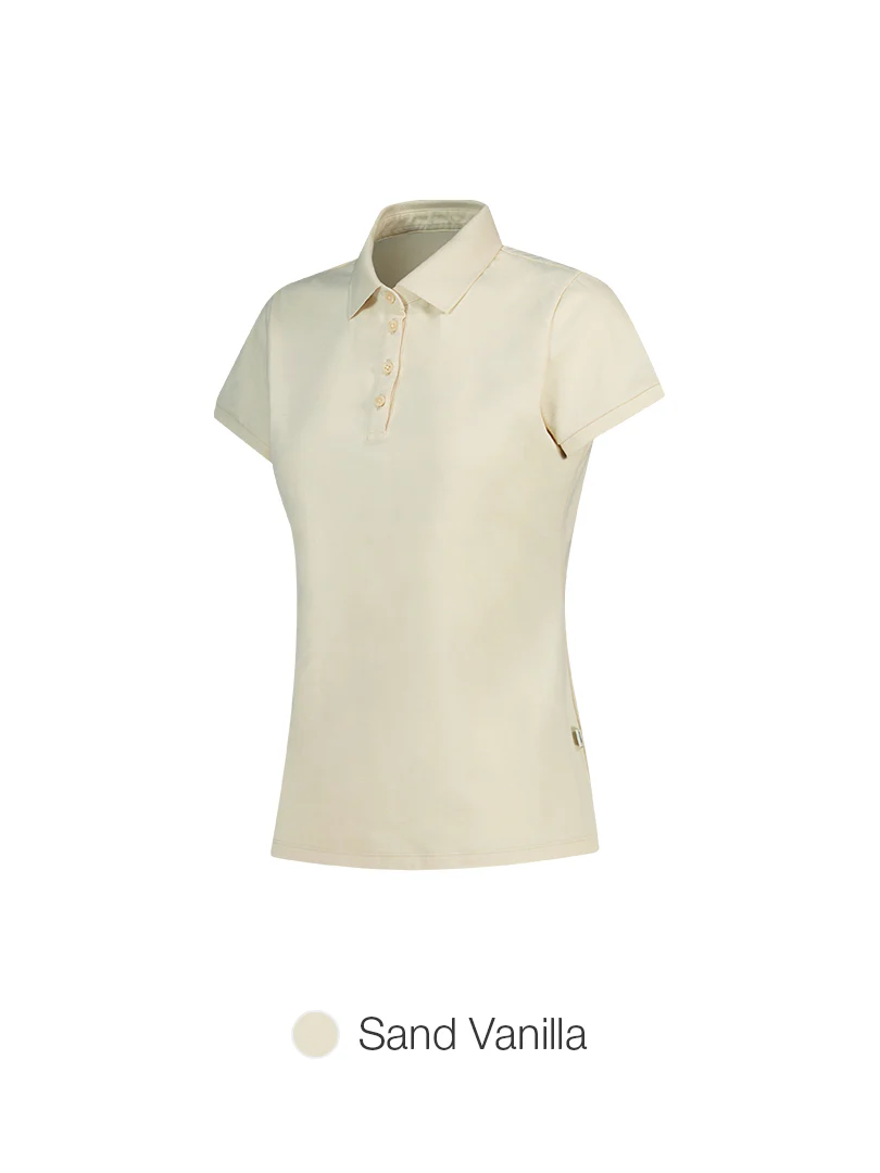 Airy Fit Slim Fit Knitted-Collar Polo Shirt - Image 7