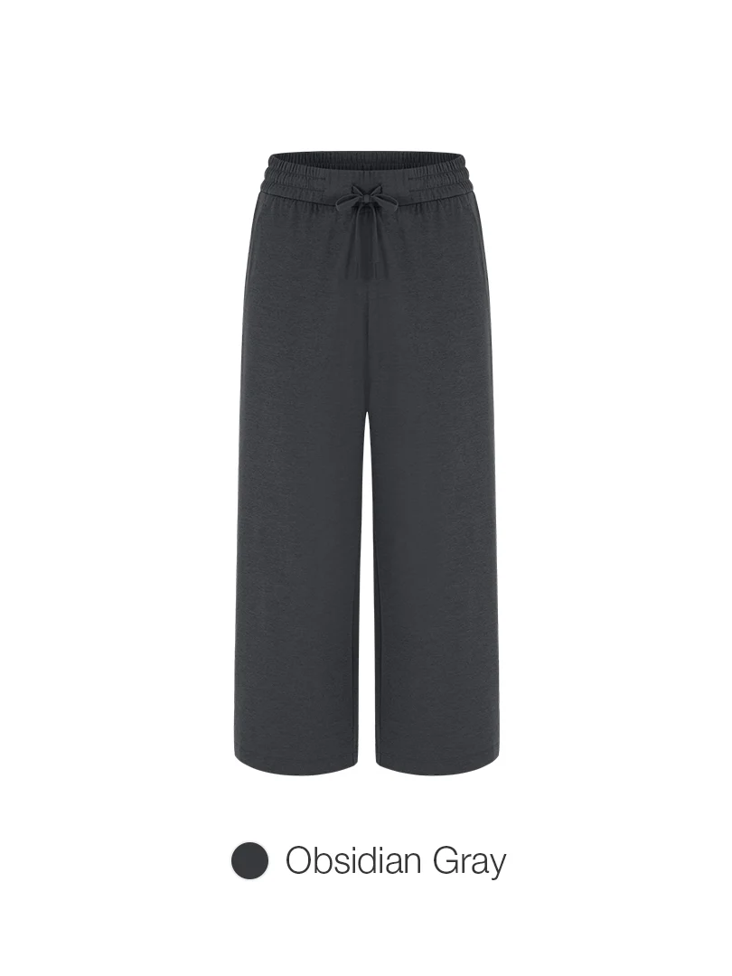Airy Fit Wide Cropped Pants - Image 15