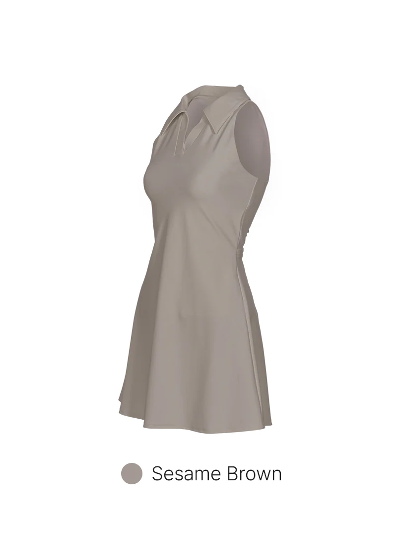 Airywin Sleeveless Polo Dress - Image 6