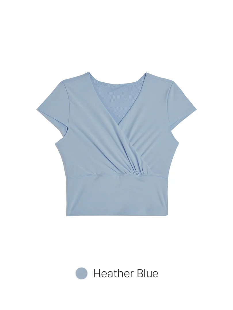 Be-Free Cap Sleeve Wrap Longline Bra - Image 8