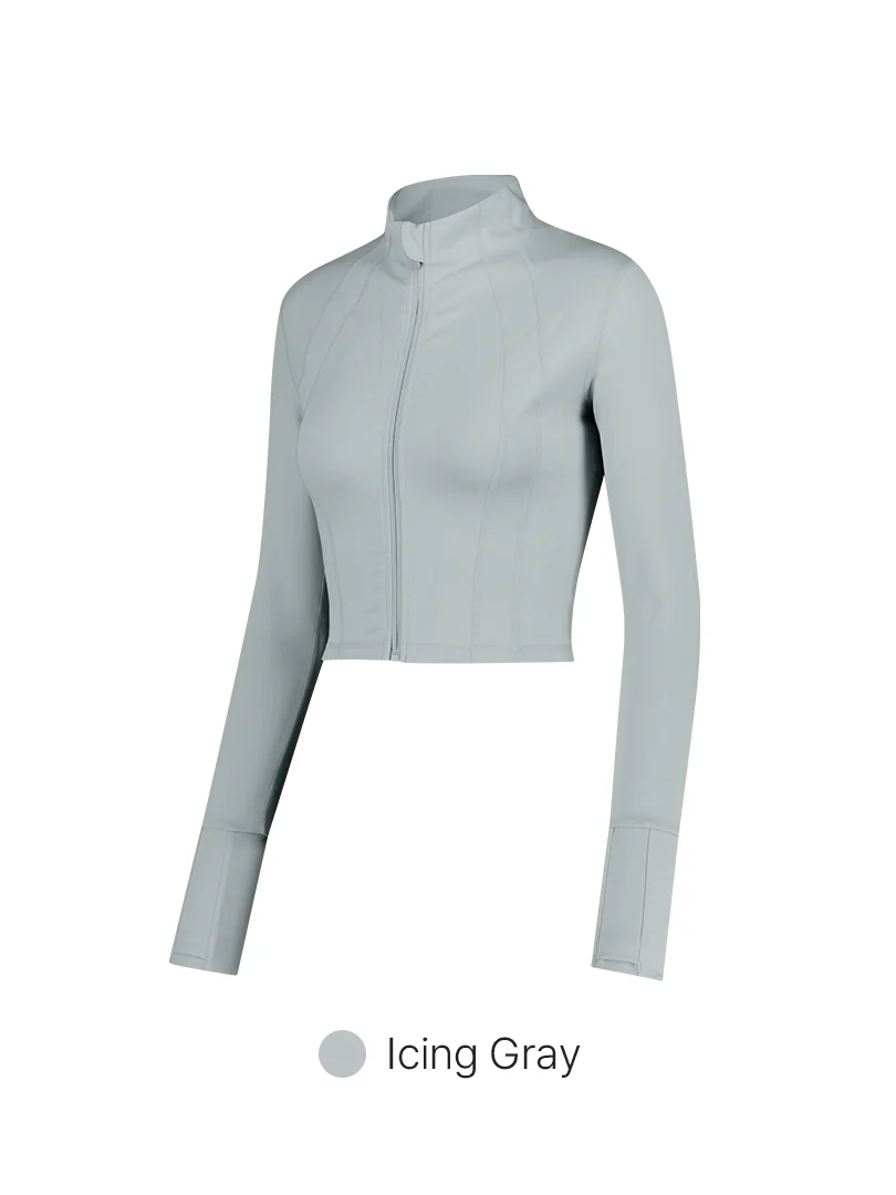 Comfort Fit Cropped Jacket - Image 11