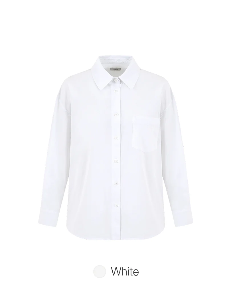Comfort Fresh Oversized Long Sleeve Shirt - Image 8