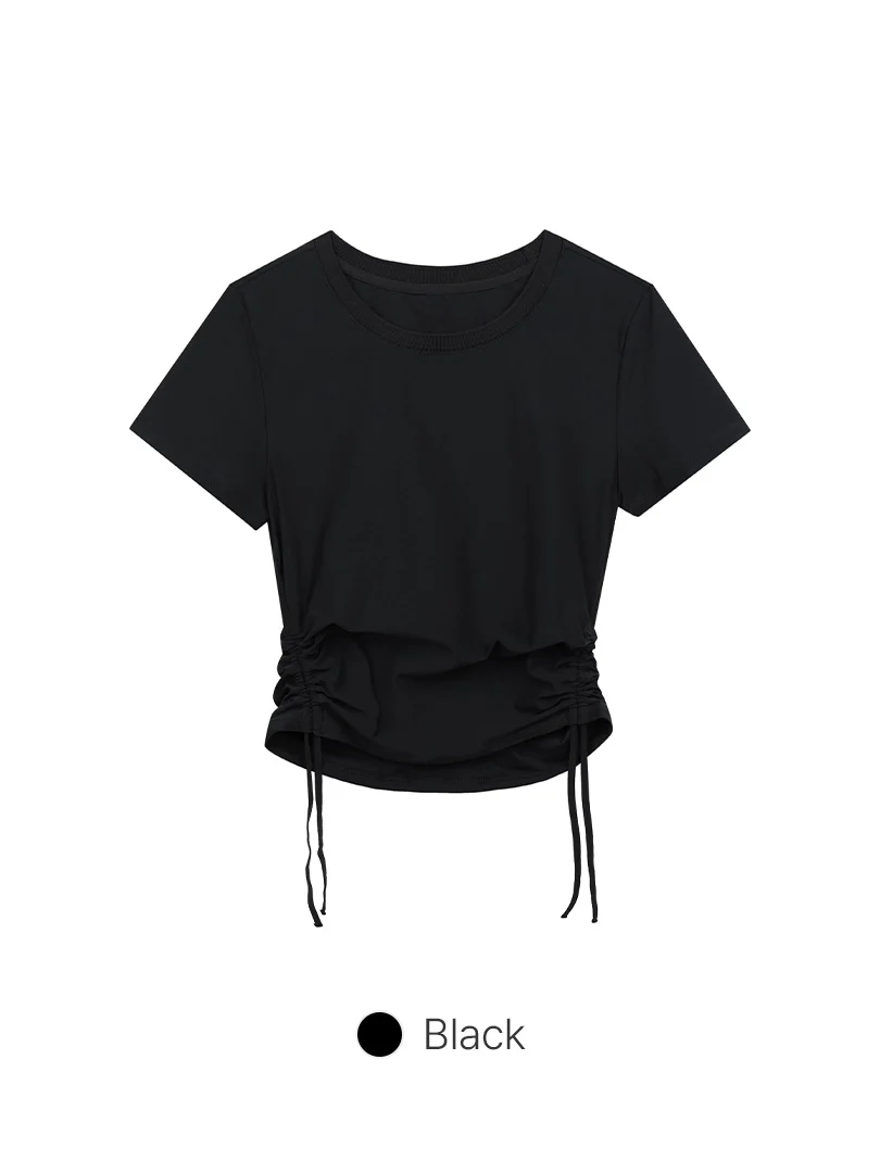 Drawstring Side Short Sleeve - Image 8