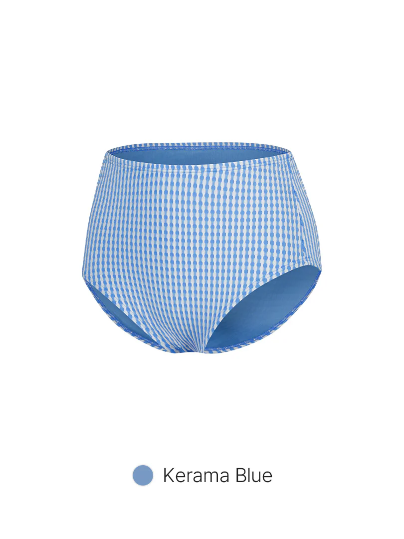 Jacquard High Waisted Bikini Bottom - Image 8