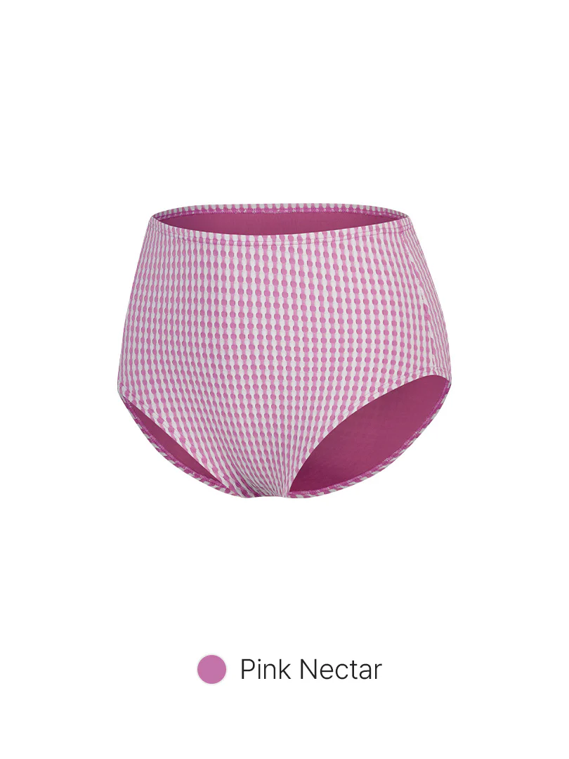 Jacquard High Waisted Bikini Bottom - Image 9