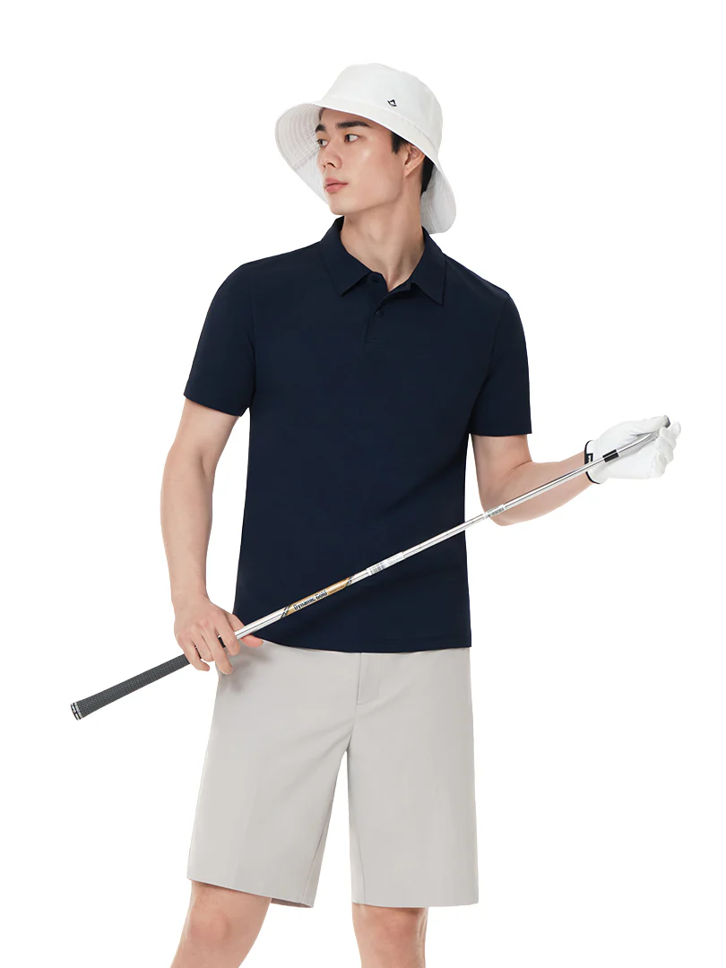 Men's Ice Ventilated Short Sleeve Polo Shirt - Image 3