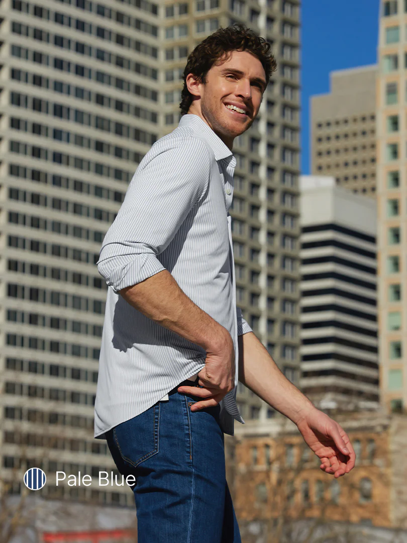 Men's Sweat Free Stripe Shirt - Image 3