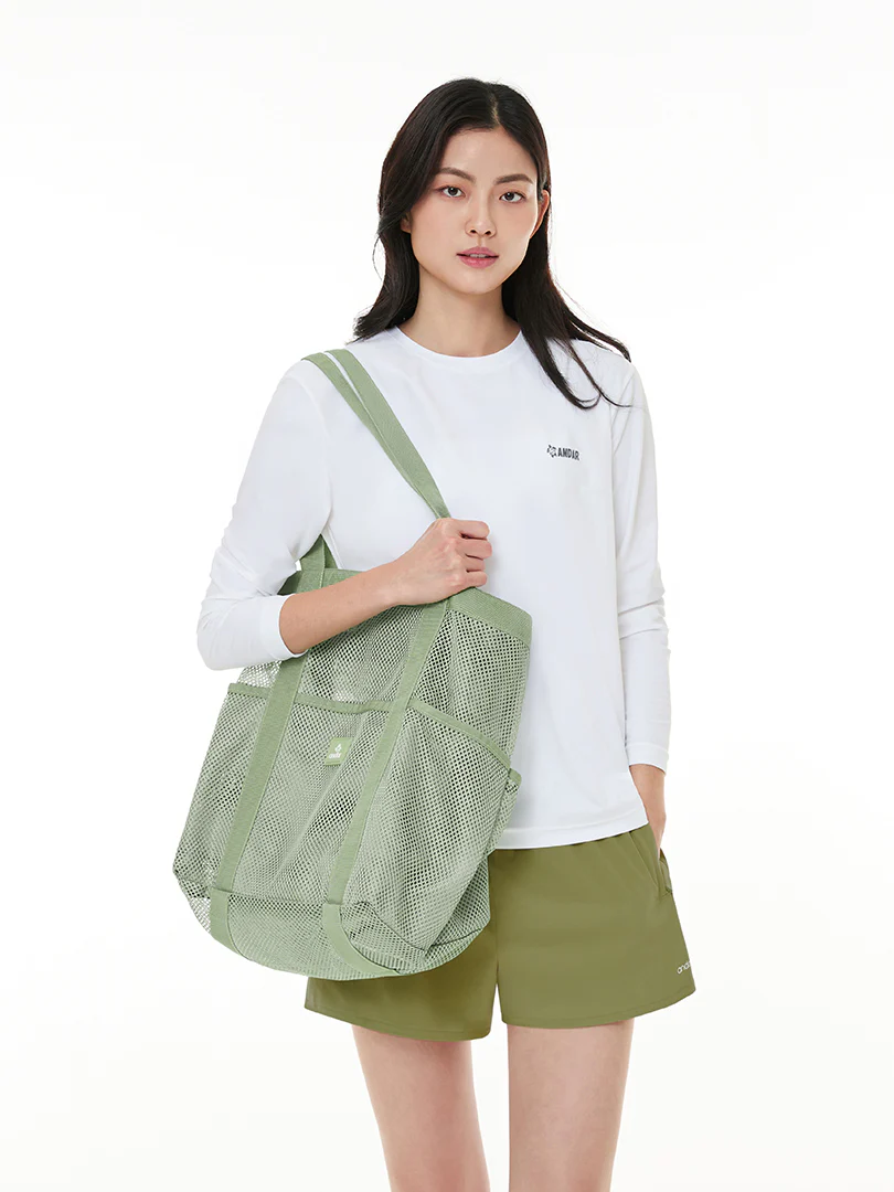 Mesh Pocket Beach Bag