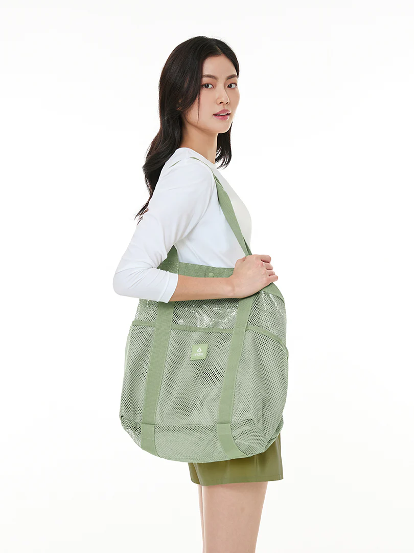 Mesh Pocket Beach Bag - Image 3