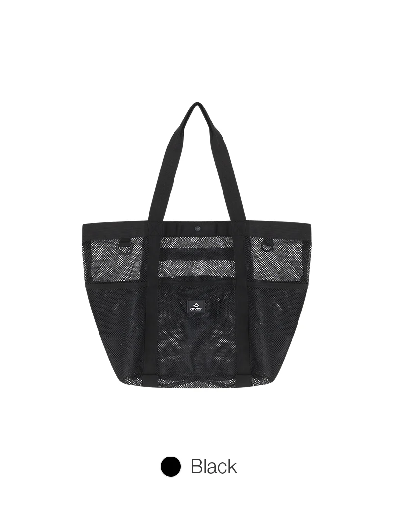Mesh Pocket Beach Bag - Image 4