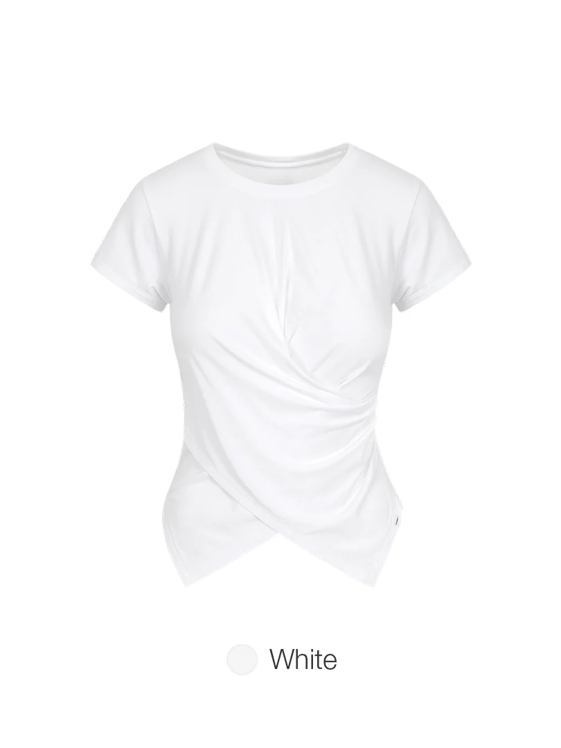 Soft Modal Cross Wrap Short Sleeve - Image 3