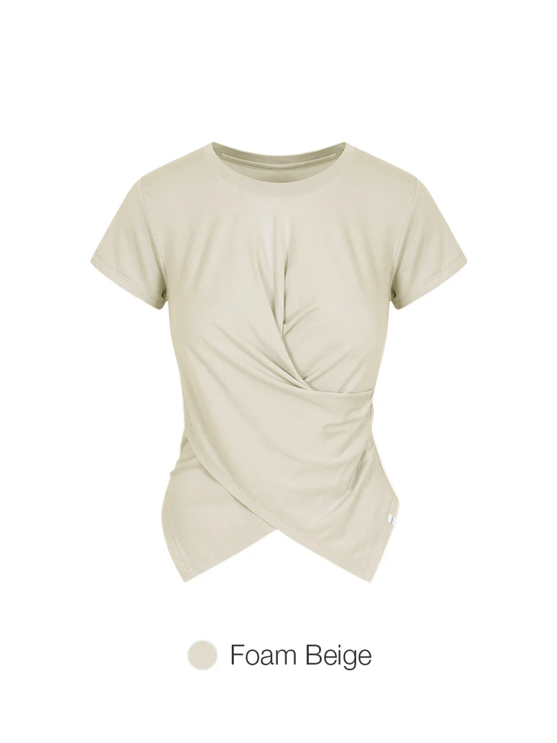 Soft Modal Cross Wrap Short Sleeve - Image 5