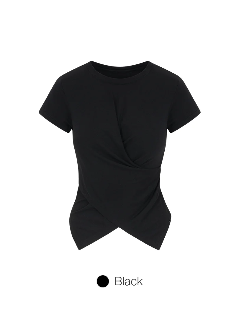 Soft Modal Cross Wrap Short Sleeve - Image 6
