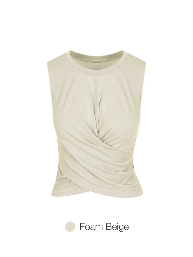 Soft Modal Cross Wrap Tank Top - Image 5