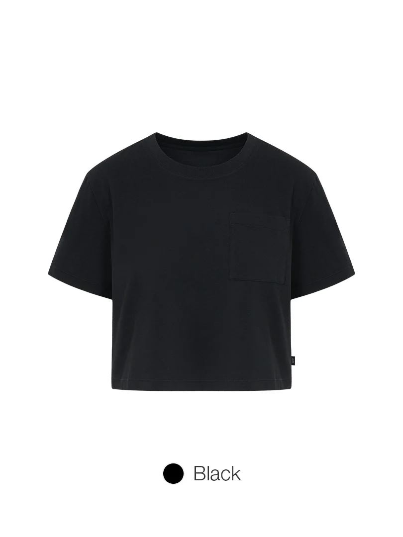 Stay-Cool Pocket Cropped Short Sleeve - Image 2