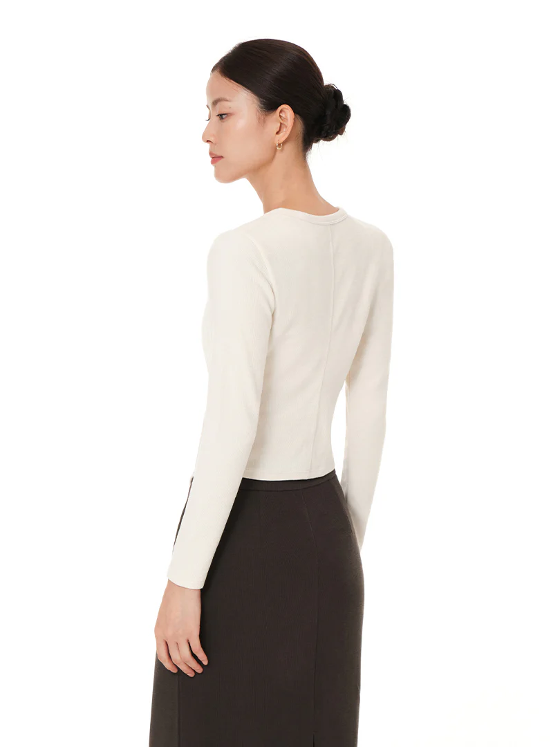 Wonderknit Twist Split Long Sleeve - Image 4