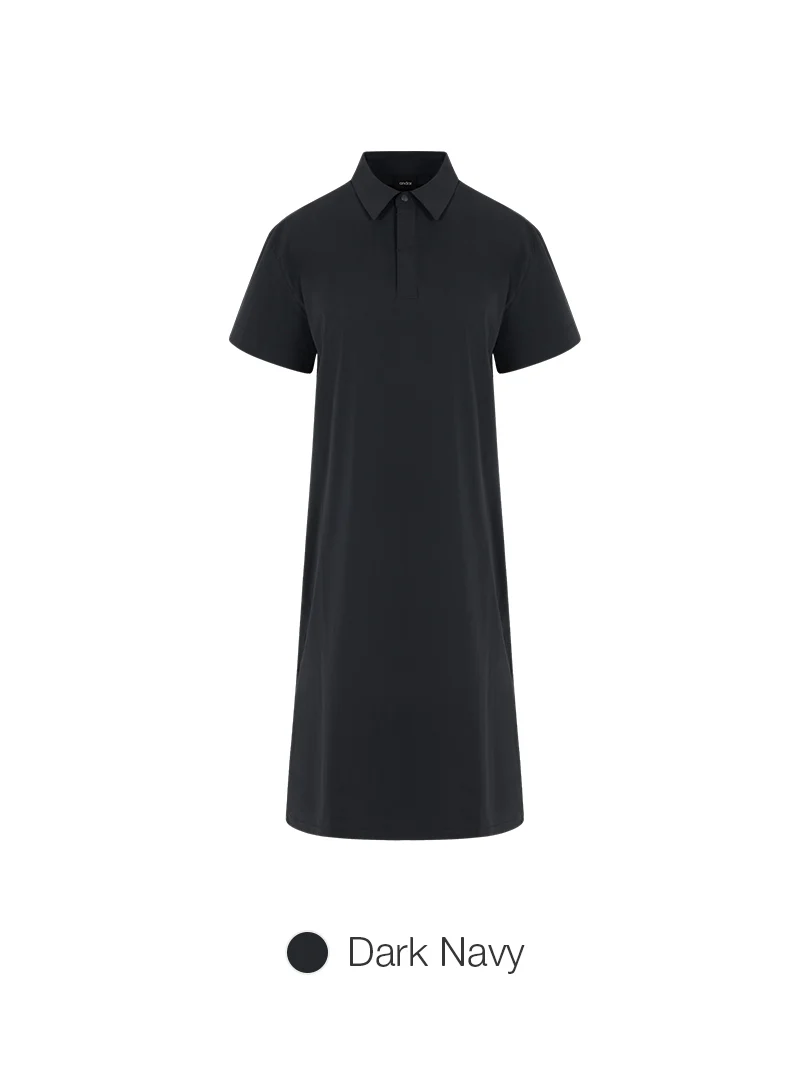 Woven Breeze Polo Neck Maxi Dress - Image 2