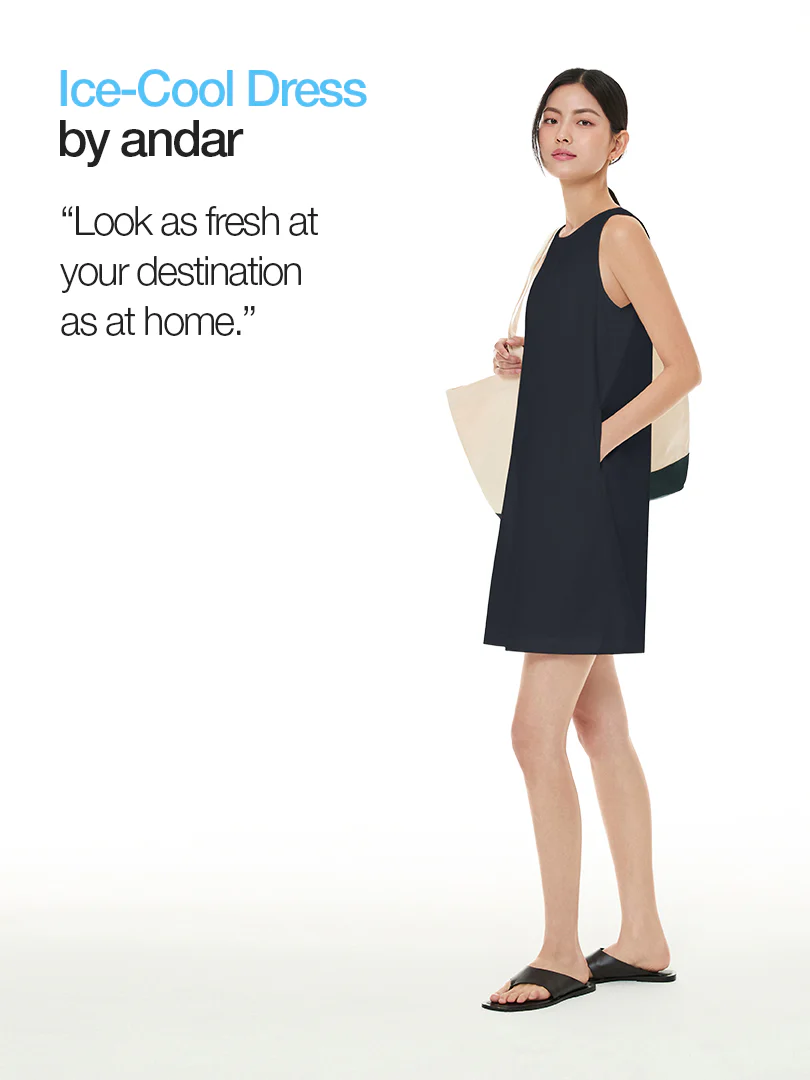 woven breeze Sleeveless Dress - Image 3